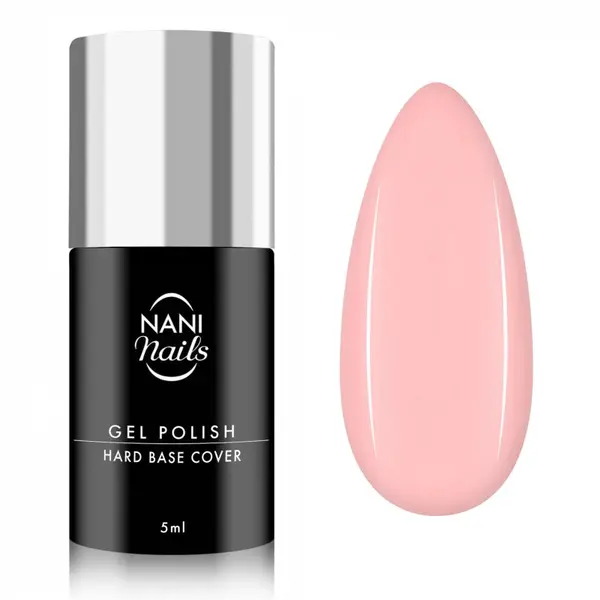 NaniNails NaniNails NANI Hard Base Cover базов лак за нокти Peachy Pink 5 мл.
