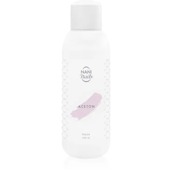 NaniNails NaniNails NANI Peach чист ацетон за сваляне на гел-лакове 500 мл.