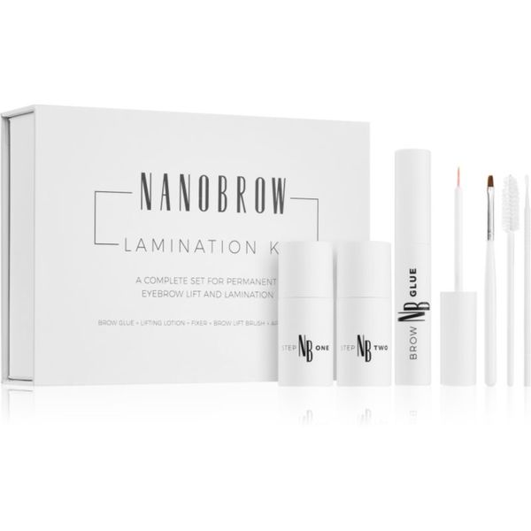 Nanobrow Nanobrow Lamination Kit комплект за оформяне на вежди