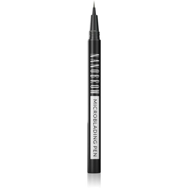 Nanobrow Nanobrow Microblading Pen прецизна водоустойчива очна линия за вежди цвят Dark Brown 1 мл.