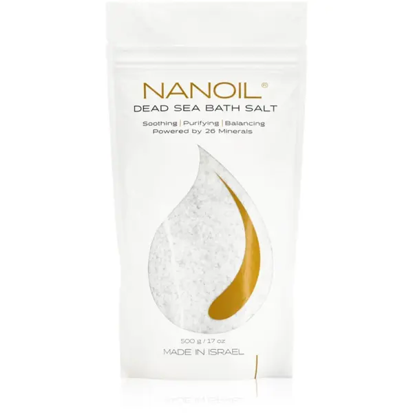 Nanoil Nanoil Dead sea Bath salt сол за баня с минерали от Мъртво море 500 гр.
