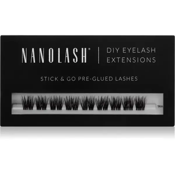 Nanolash Nanolash DIY Eyelash Extensions комплект за домашно удължаване на миглите Heartbreaker 36 бр.