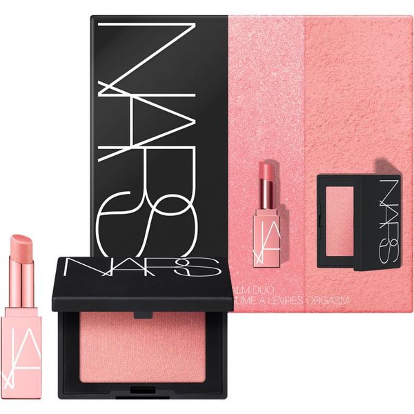 Nars NARS MINI BLUSH & LIP BALM SET Limited Edition подаръчен комплект Orgasm(за устни и скули) цвят