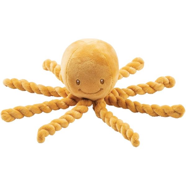 NATTOU NATTOU Cuddly Octopus PIU PIU плюшена играчка за бебета Lapidou Yellow 0 m+ 1 бр.