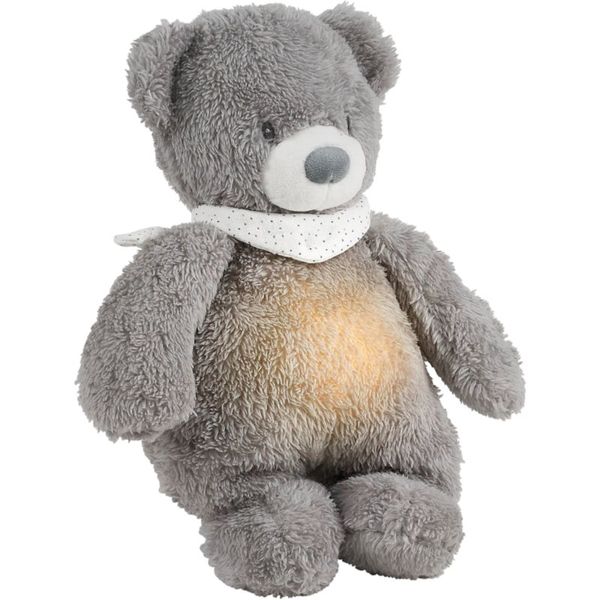 NATTOU NATTOU Sleepy Bear Grey играчка за заспиване със сензор за плач 0 m+ 1 бр.