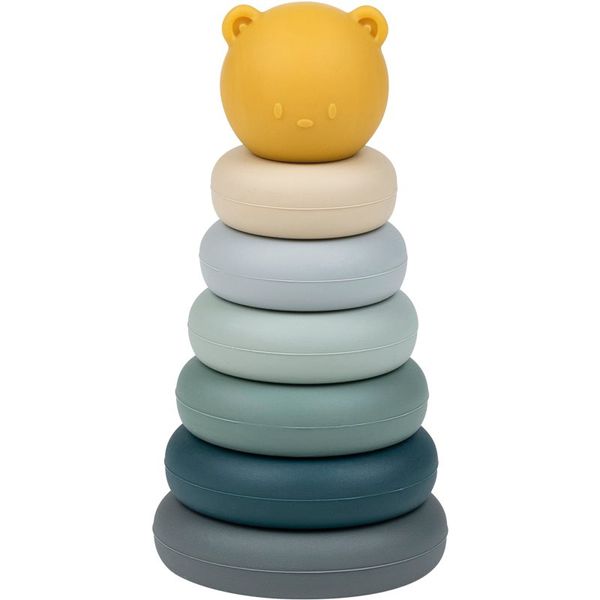 NATTOU NATTOU Stacking Tower кула за сглобяване Green 6 m+ 6 бр.