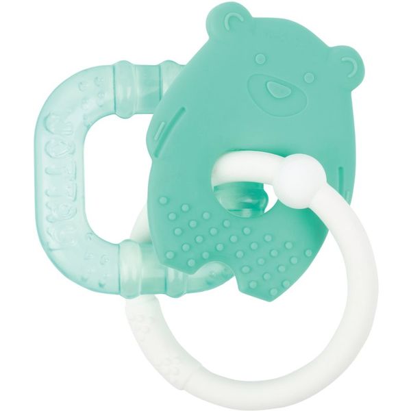 NATTOU NATTOU Teether With Cooling Part гризалка с охлаждащ ефект Green Bear 3 m+ 1 бр.