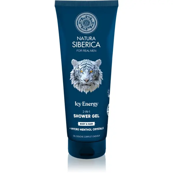 Natura Siberica Natura Siberica Arctic Wild Icy Energy душ гел и шампоан 2 в 1 за мъже 200 мл.