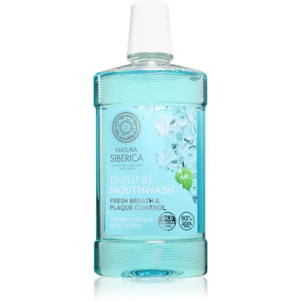 Natura Siberica Natura Siberica Natural Mouthwash Fresh Breath & Plaque Control вода за уста за свеж дъх 520 мл.