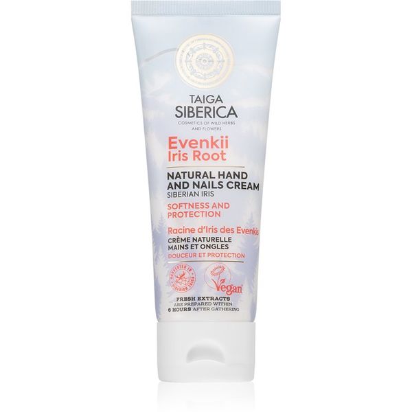 Natura Siberica Natura Siberica Taiga Siberica Evenkii Iris Root омекотяващ крем за ръце и нокти 75 мл.
