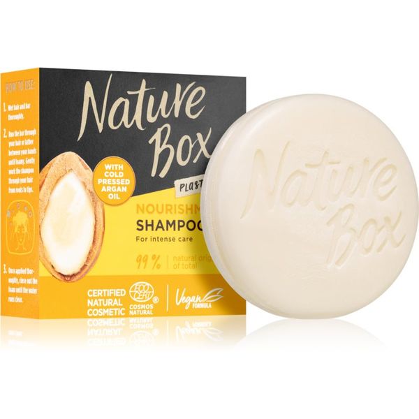 Nature Box Nature Box Argan Твърд шампоан с подхранващ ефект 85 гр.