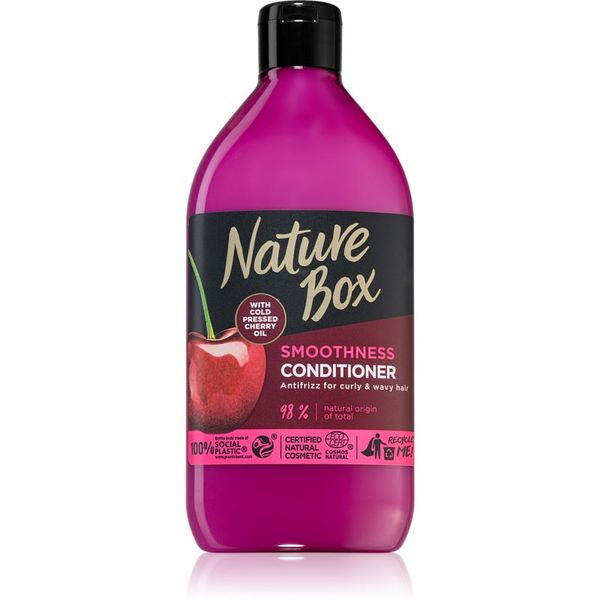 Nature Box Nature Box Cherry изглаждащ балсам за непокорна коса 385 мл.
