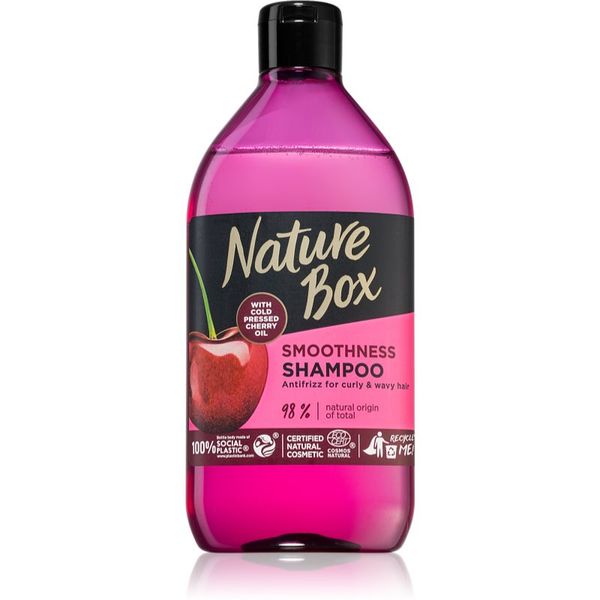 Nature Box Nature Box Cherry изглаждащ шампоан за непокорна коса 385 мл.