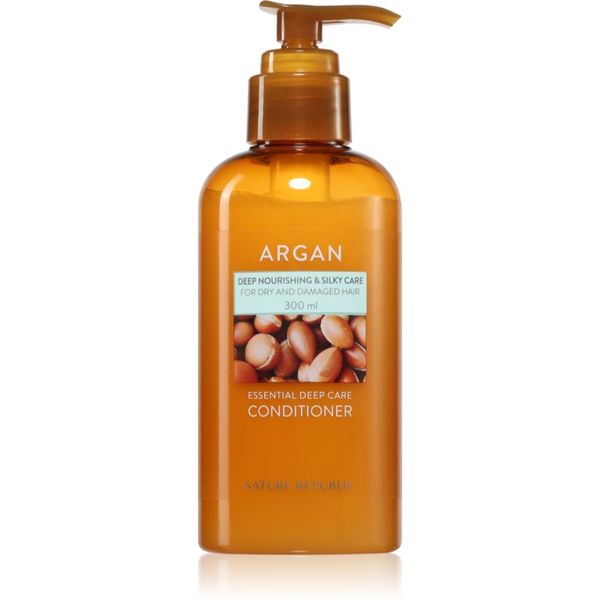 NATURE REPUBLIC NATURE REPUBLIC Argan Essential Deep Care Conditioner хидратиращ и подхранващ балсам за увредена коса 300 мл.