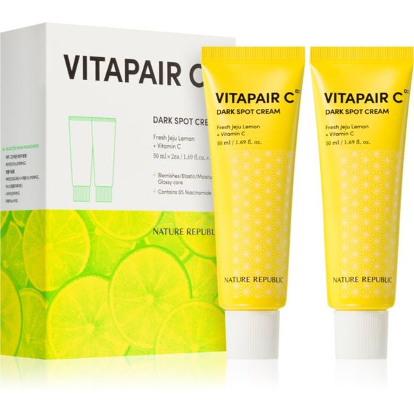 NATURE REPUBLIC NATURE REPUBLIC Vitapair C Dark Spot Cream освежаващ гел крем за кожа с хиперпигментация 2x50 мл.