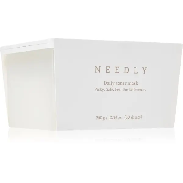 NEEDLY NEEDLY Daily Toner Mask хидратираща платнена маска с успокояващ ефект голяма опаковка 30 бр.