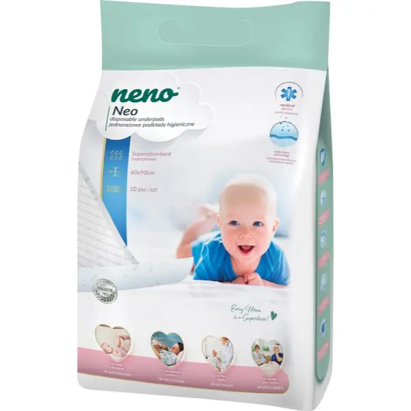 NENO NENO Neo еднократни подложки за смяна на пелените 10 бр.