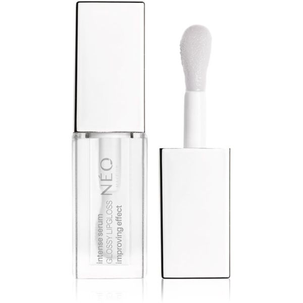 NEO MAKE UP NEO MAKE UP Intense Serum Glossy Lipgloss гланц-грижа за устни цвят 01 Transparent 5 мл.