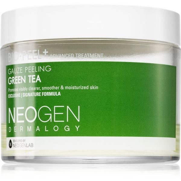 Neogen Dermalogy Neogen Dermalogy Bio-Peel+ Gauze Peeling Green Tea ексфолиращи тампони за лице за освежаване и хидратация 30 бр.