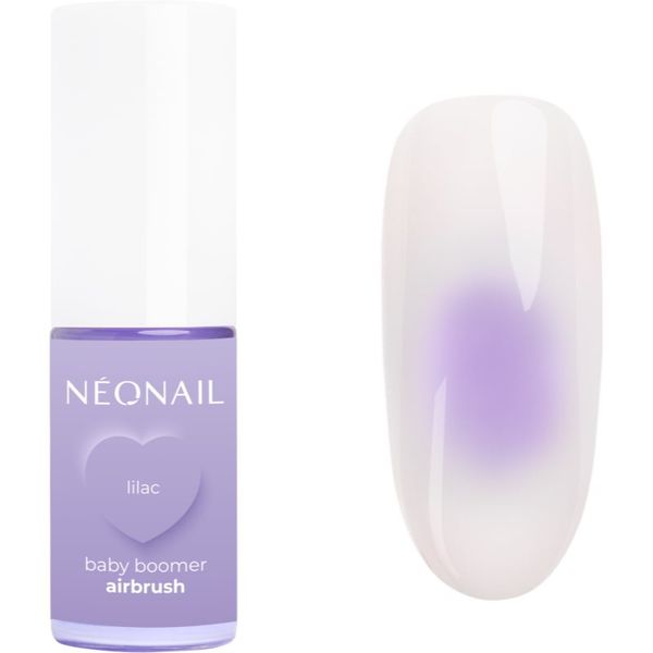 NeoNail NEONAIL Baby Boomer Airbrush цветна пудра за нокти цвят Lilac 5 гр.
