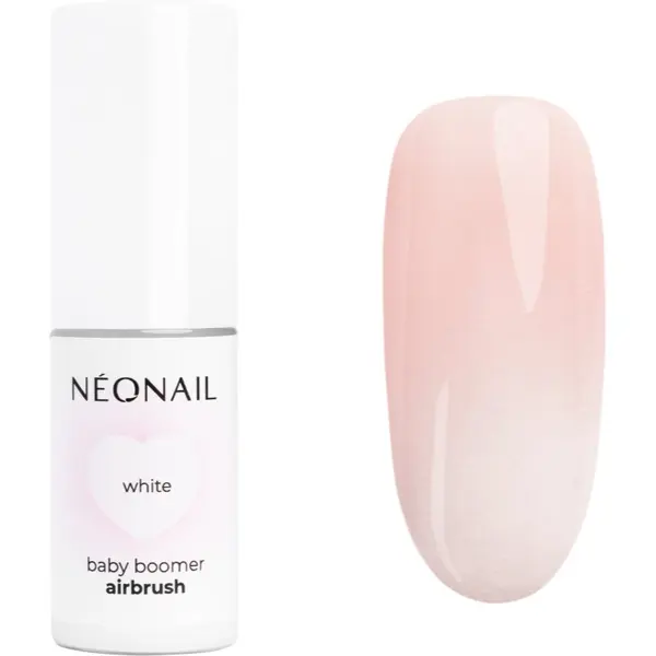 NeoNail NEONAIL Baby Boomer Airbrush цветна пудра за нокти цвят White 5 гр.