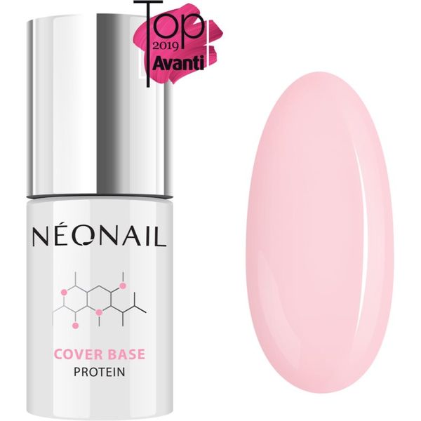 NeoNail NEONAIL Cover Base Protein основен лак за нокти с гел цвят Nude Rose 7,2 мл.