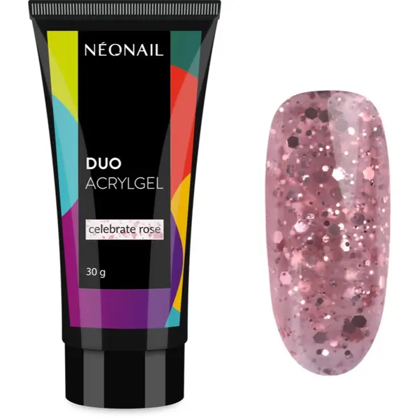 NeoNail NEONAIL Duo Acrylgel Celebrate Rose гел за гел и акрилни нокти 30 гр.