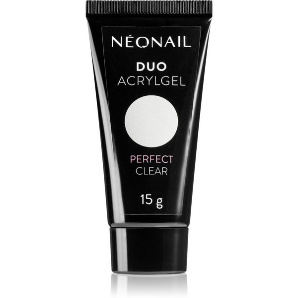 NeoNail NEONAIL Duo Acrylgel Perfect Clear гел за гел и акрилни нокти цвят Perfect Clear 15 гр.