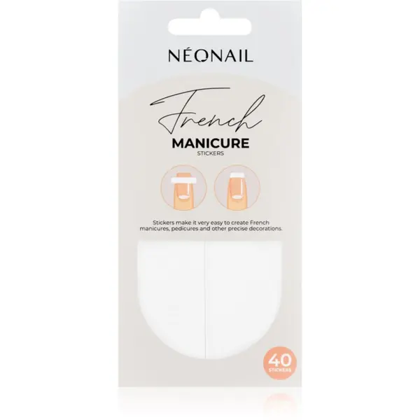 NeoNail NEONAIL French Manicure Stickers Стикери за нокти тип 02 40 бр.