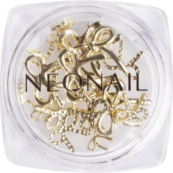 NeoNail NEONAIL Nail Art 3D Bows украса за нокти цвят Gold 1 бр.