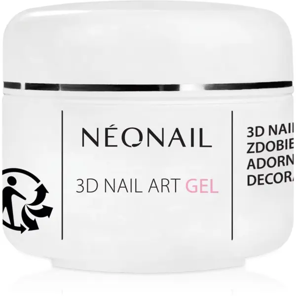 NeoNail NEONAIL Nail Art 3D Gel моделиращ гел за нокти цвят Clear 5 гр.
