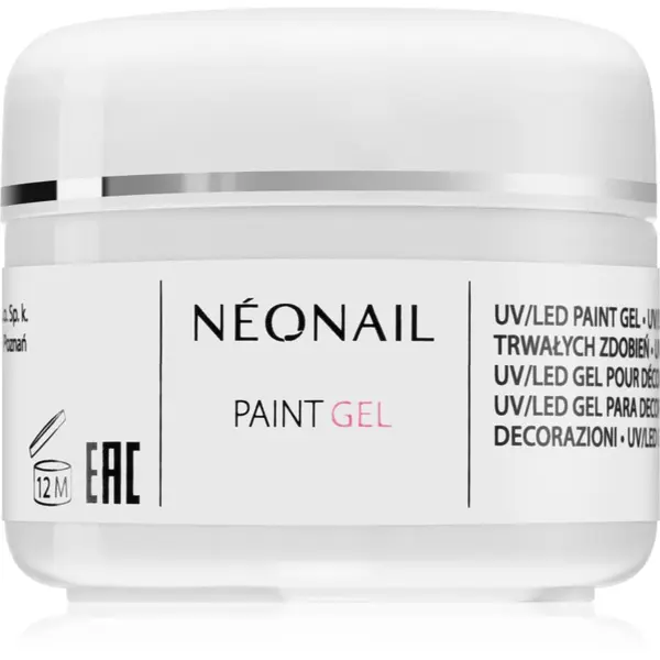 NeoNail NEONAIL Paint Gel White Rose гел за гел и акрилни нокти 5 мл.