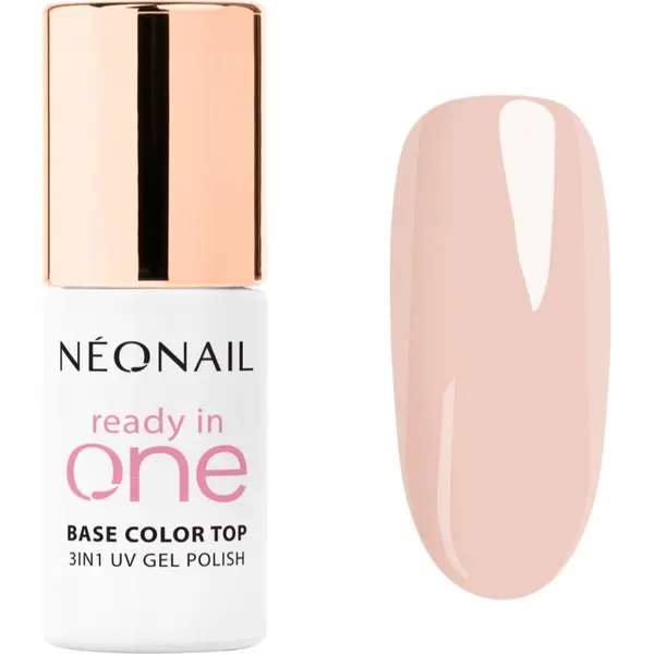 NeoNail NEONAIL Ready In One 3in1 UV Gel Polish гел лак за нокти с диамантен прах цвят 03 One Apricot 7.2 мл.