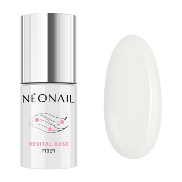 NeoNail NEONAIL Revital Base Fiber основно гел покритие за гел и акрилни нокти цвят Milky Cloud 7,2 мл.