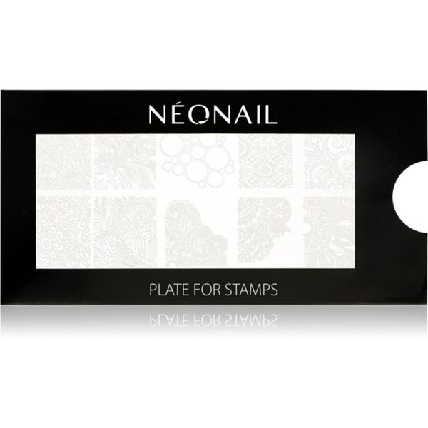 NeoNail NEONAIL Stamping Plate шаблони за нокти тип 01 1 бр.