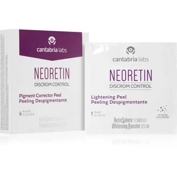 Neoretin Neoretin Discrom control Lightening Peel ензимен пилинг с гликолова киселина 6x1 мл.