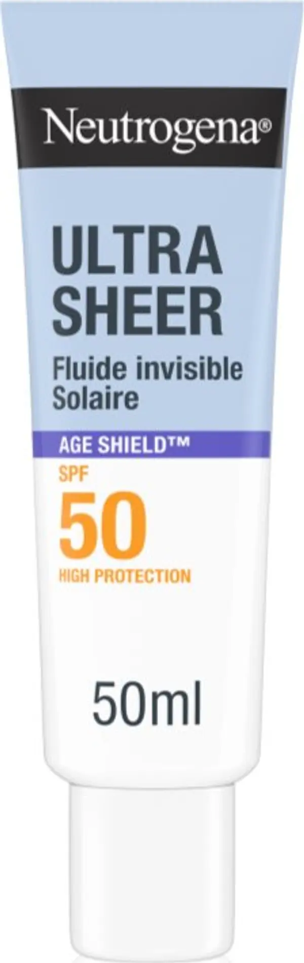 Neutrogena Neutrogena Ultra Sheer Age Shield ултра лек флуид SPF 50 50 мл.
