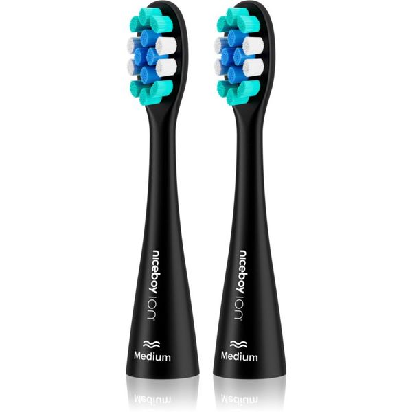 Niceboy Niceboy ION Hard резервни глави за четка за зъби Black 2 бр.