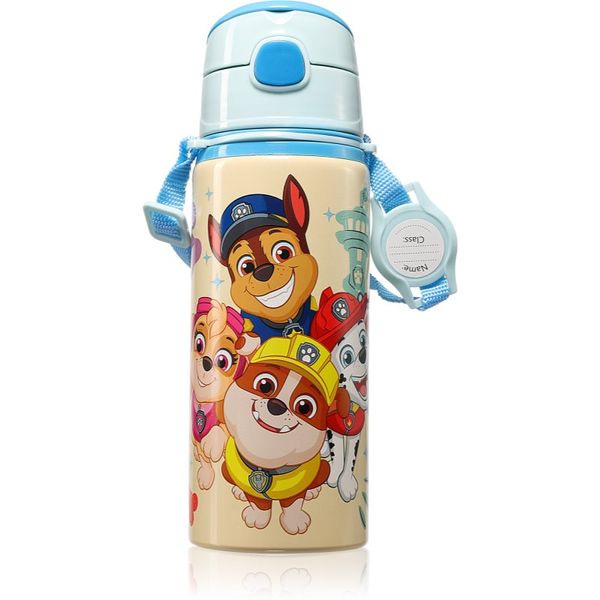 Nickelodeon Nickelodeon Paw Patrol Aluminium Water Bottle With Strap бутилка за вода за деца 600 мл.