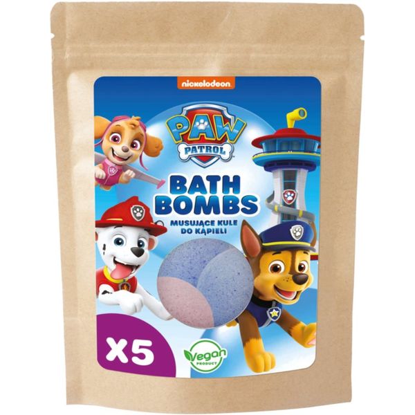 Nickelodeon Nickelodeon Paw Patrol Bath Bomb бомбичка за вана смес за деца Universal 5x50 гр.