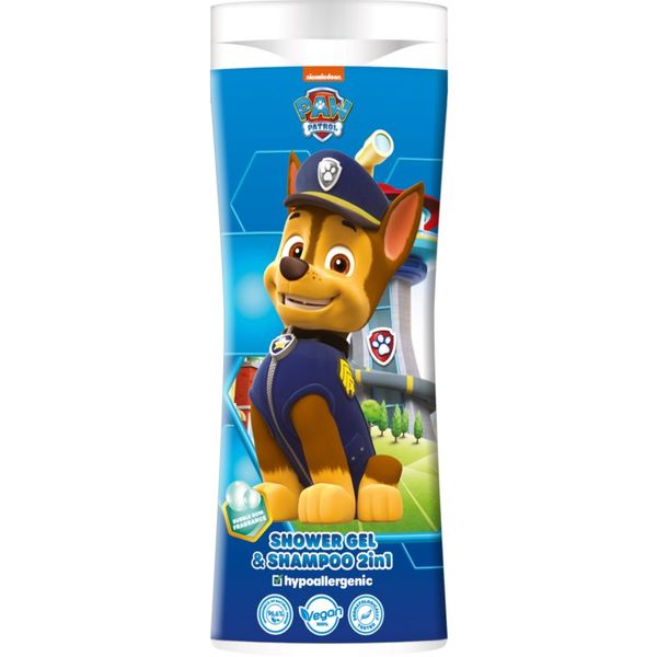 Nickelodeon Nickelodeon Paw Patrol Shower gel& Shampoo 2in1 шампоан и душ гел за деца Bubble Gum 300 мл.