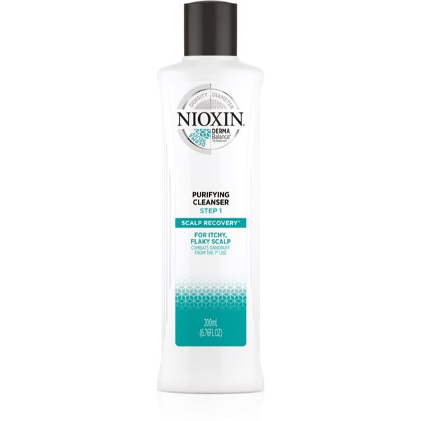 Nioxin Nioxin Scalp Recovery Cleanser шампоан за оредяваща и сплескана коса против пърхот 200 мл.