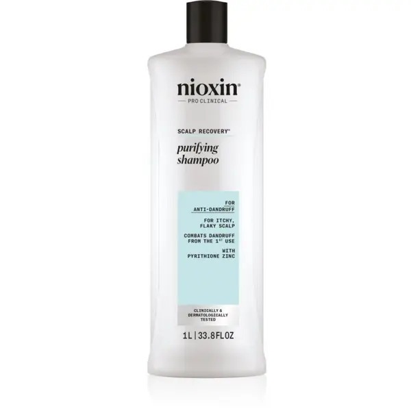 Nioxin Nioxin Scalp Recovery Purifying Shampoo шампоан за оредяваща и сплескана коса против пърхот 1000 мл.