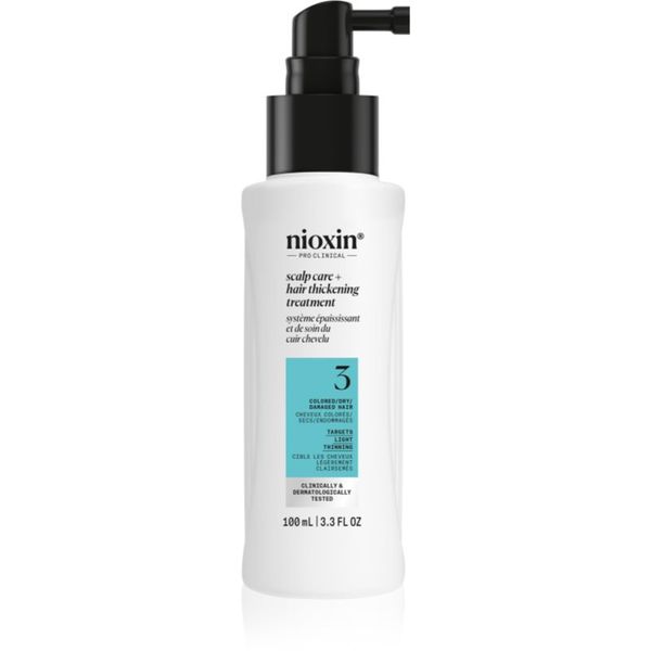 Nioxin Nioxin System 3 Scalp + Hair Thickening Treatment грижа без отмиване за разредена коса 100 мл.