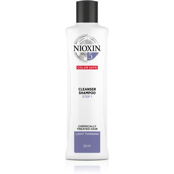 Nioxin Nioxin System 5 Color Safe Cleanser Shampoo почистващ шампоан за боядисана и оредяваща коса 300 мл.