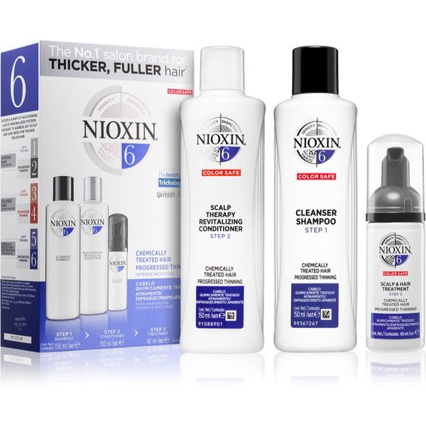 Nioxin Nioxin System 6 изгодна опаковка (за разредена коса)