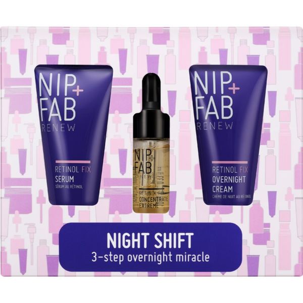 NIP+FAB NIP+FAB Retinol Fix Night Shift комплект за грижа за лицето (с ретинол)