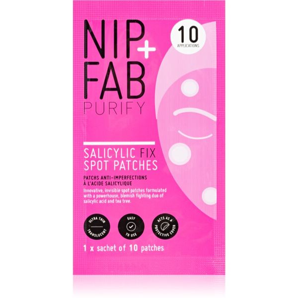 NIP+FAB NIP+FAB Salicylic Fix почистващи лентички за лице 10 бр.