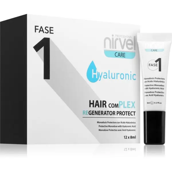 Nirvel Nirvel Fase 1 защитна грижа за увредена коса 12x8 мл.