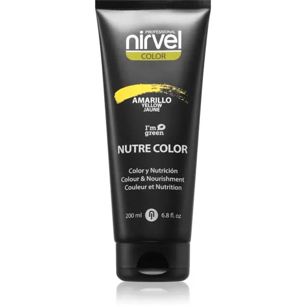 Nirvel Nirvel Nutre Color подхранваща тонираща маска За коса цвят Amarillo 200 мл.